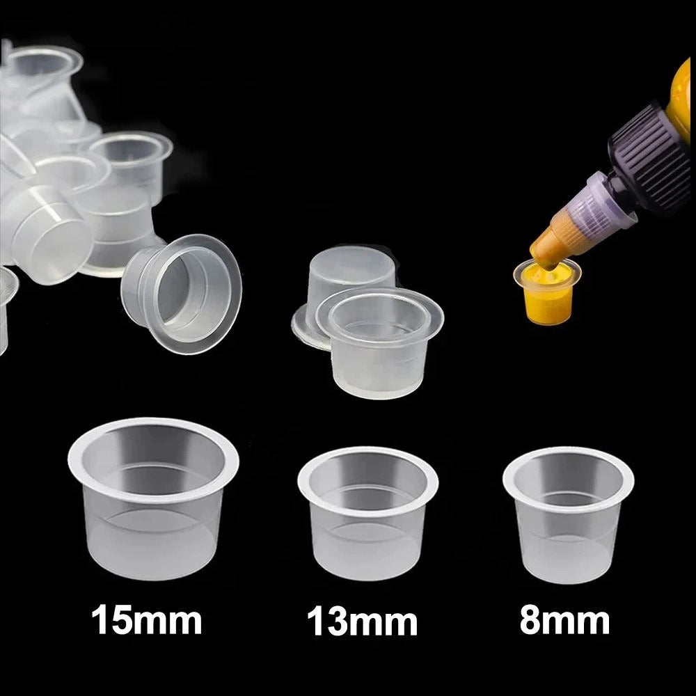 Tattoo and PMU pigment cups for tattoo ink