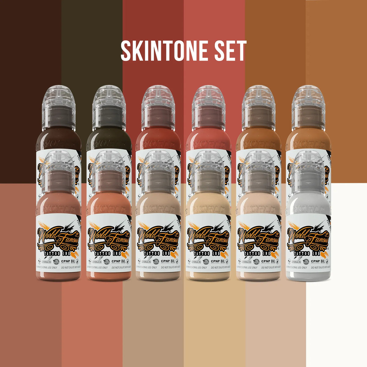 World Famous skin tone set