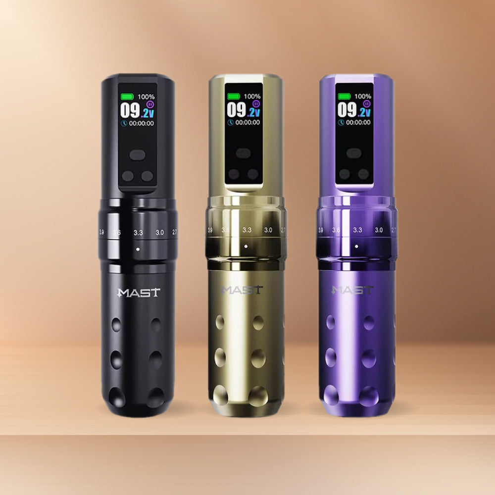 Mast Tattoo Fold 2 Pro Wireless Machine 2.4-4.2mm Strokes Chargeable dragonhawk tattoo machine