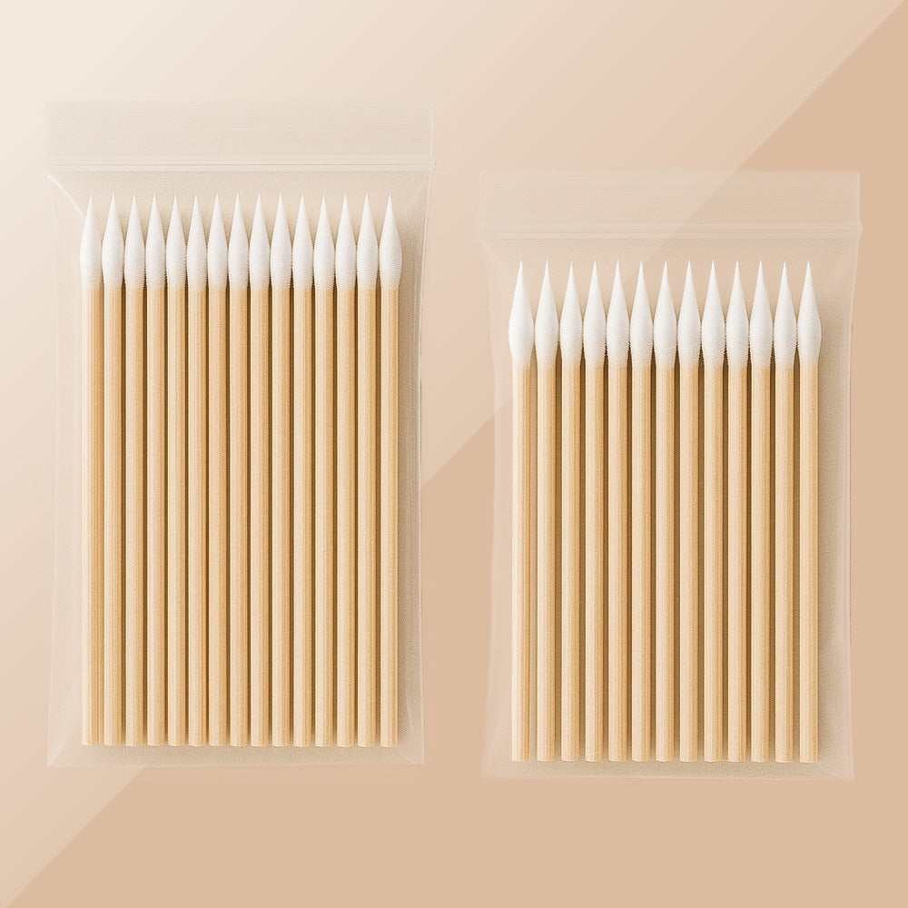 Micro-fibre cotton tip sticks