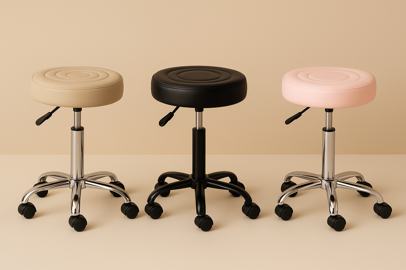Medical and Beauty bed stools for PMU and tattoo furniture chairs