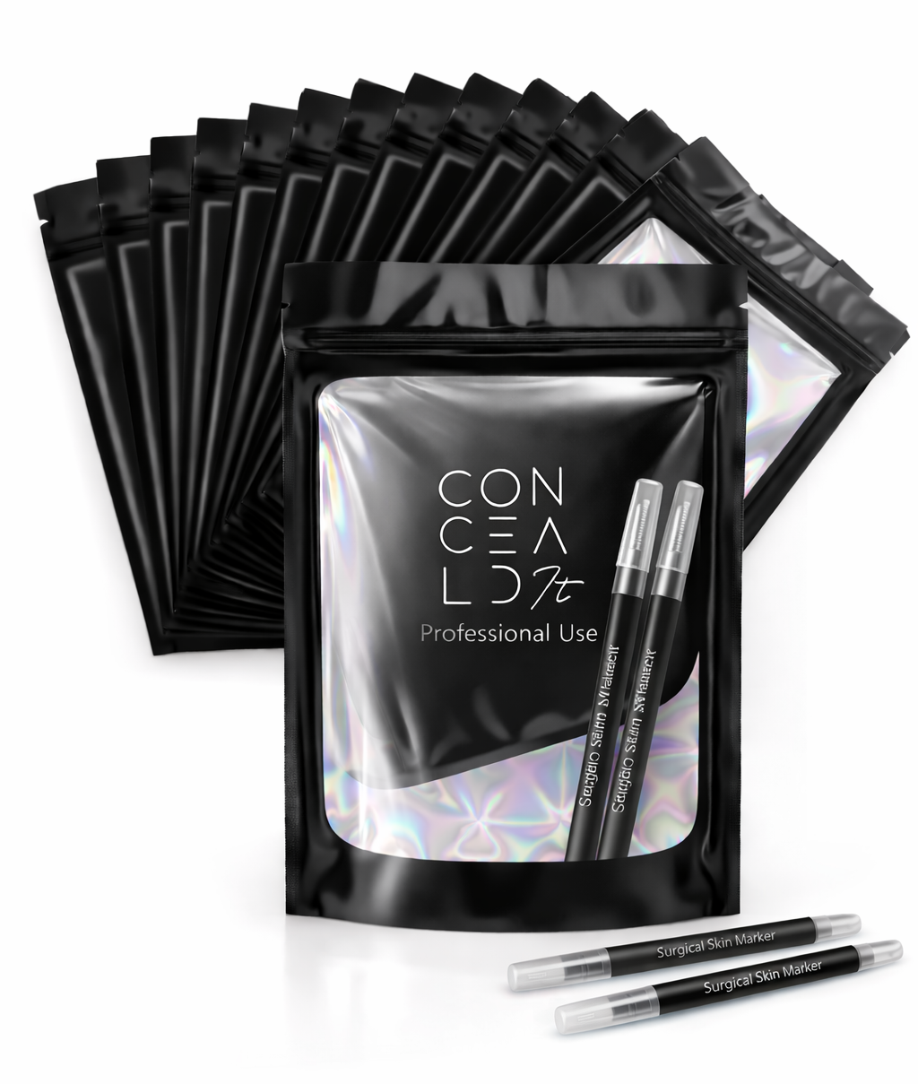 surgical skin marker pen for PMU and tattoo procedure mapping pen